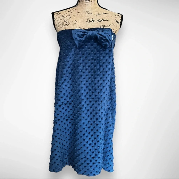 DRY DIVAS Blue Bow Spa Wrap M/L/XL | EUC - Picture 1 of 7